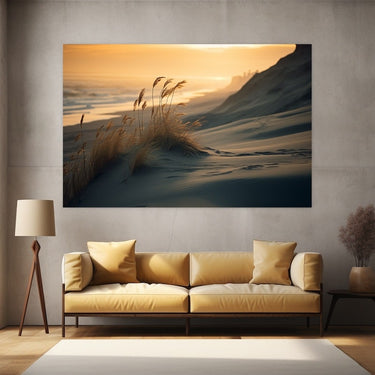 Painting of a Sunset at Beach